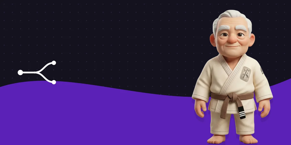 Old Chen, one of the characters from the Underhook app